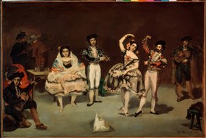 Spansk ballet af Édouard Manet