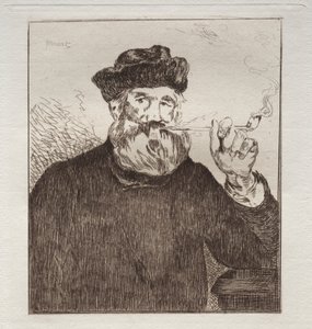 Rygeren. af Édouard Manet