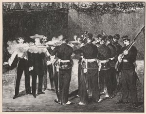 Henrettelsen af Maximilian af Édouard Manet