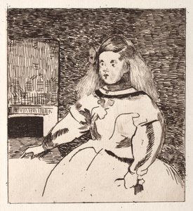 Linfante Marguerite. af Édouard Manet