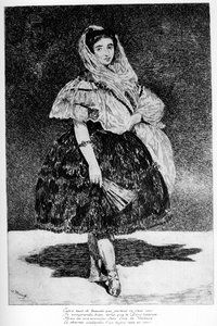 Lola de Valence, c1850-1880 1924 af Édouard Manet