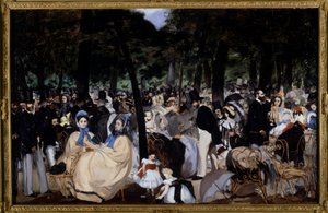 Musik i Tuilerierne af Édouard Manet