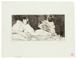 Olympia (publiceret plade) af Édouard Manet