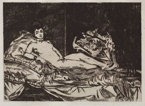 Olympia. af Édouard Manet