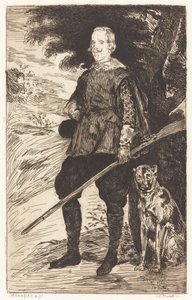 Philip V Philippe Eva, 1862. af Édouard Manet
