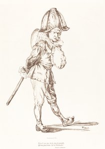 Punchinello af Édouard Manet