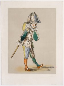 Polichinelle af Édouard Manet