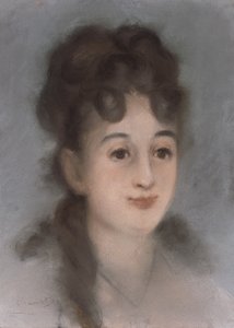 Portræt af Eva Gonzalès af Édouard Manet