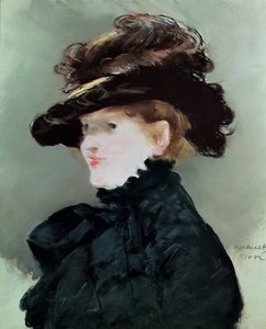 Portræt af Mery Laurent (1849-1900) 1882 (pastel på papir)