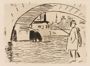 Broens bue, planche 6 fra Le Fleuve af Édouard Manet