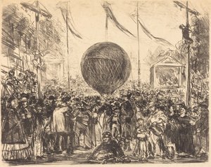 Ballonen, 1862. af Édouard Manet