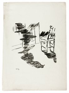 Stolen ("Den skygge, der ligger og svæver på gulvet..."), fra The Raven (Le Corbeau) af Édouard Manet