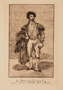Danseren (Mariano Caprubi) af Édouard Manet