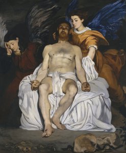 Den døde Kristus med engle af Édouard Manet