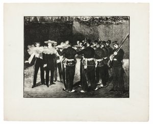 Henrettelsen af Maximilian af Édouard Manet