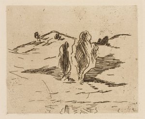Den høje dal, planche 3 fra Le Fleuve af Édouard Manet