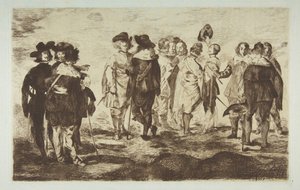 De små kavalerer, efter Velázquez, 1861-62. af Édouard Manet