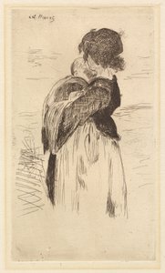 Den lille pige (Le petite fille) af Édouard Manet