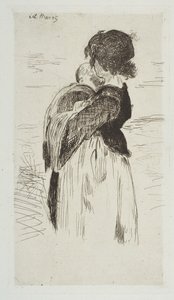Den lille pige, 1861-62. af Édouard Manet