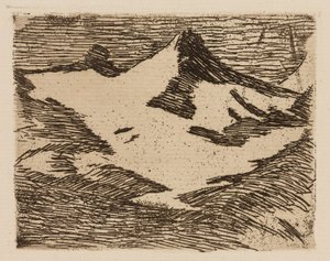 Bjerget, planche 2 fra Le Fleuve af Édouard Manet