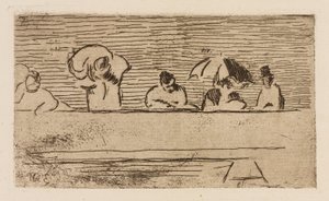 Broens brystning, planche 5 fra Le Fleuve af Édouard Manet