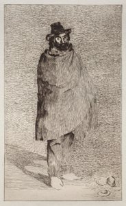 The Philosopher (ætsning og koldnål) af Édouard Manet