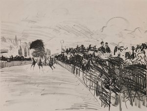 The Races (Les Courses) af Édouard Manet