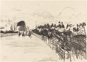 Races Les-banerne, 1865. af Édouard Manet
