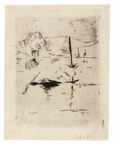 Floden på sletten af Édouard Manet