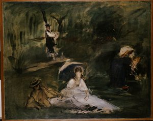 Under Træerne af Édouard Manet
