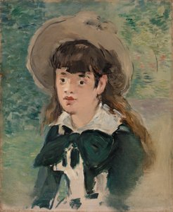 Ung pige på en bænk af Édouard Manet