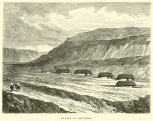 Hamlet of Gate af Edouard Riou