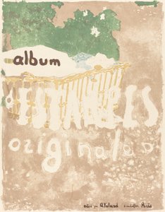 A Baby in a Basket Outdoors Cover til Album of Original Prints, ca. 1899. af Edouard Vuillard