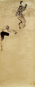 På teatret af Edouard Vuillard