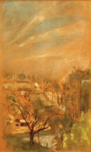 Morgeneffekt på Place Vintimille af Edouard Vuillard