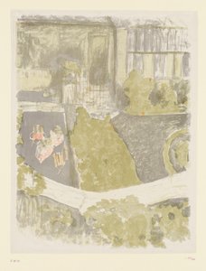 Haven foran atelieret af Edouard Vuillard