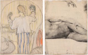 Foran spejlet af Edouard Vuillard