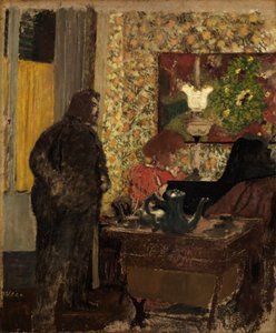 Interiør med Misia Natanson ved klaveret af Edouard Vuillard