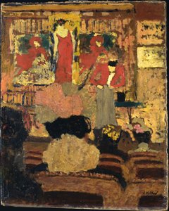 Illusionistnummeret, ca. 1895. af Edouard Vuillard