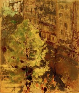 Berlioz-pladsen, virkningen af ​​morgensolen af Edouard Vuillard