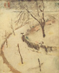 Vinter på Square Berlioz af Edouard Vuillard