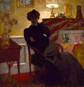Madame Hessel hjemme, c.1908 af Edouard Vuillard