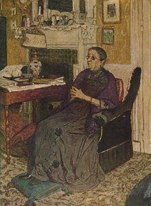 Fru Kapferer 1919, 1919, 1946 af Edouard Vuillard
