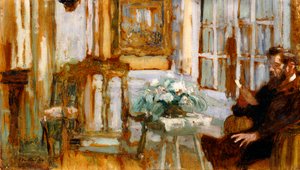Monsieur Arthur Fontaine i sin stue, 1904 af Edouard Vuillard