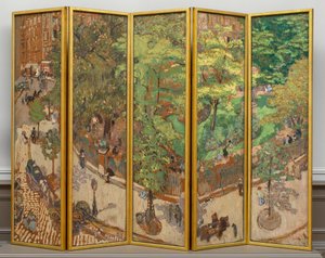 Ventimiglia-pladsen, 1911. af Edouard Vuillard