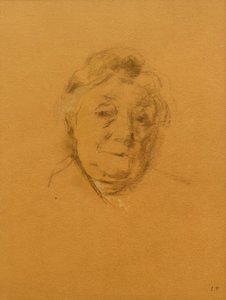 Portræt af Madame Bénard forfra af Edouard Vuillard