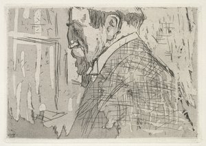 Portræt af Theo van Rysselberghe af Edouard Vuillard