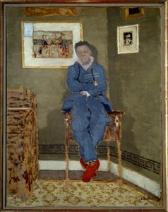 Portræt af maleren Felix Vallotton (1865-1925) af Edouard Vuillard
