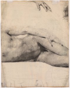 Liggende nøgen mand (verso) af Edouard Vuillard