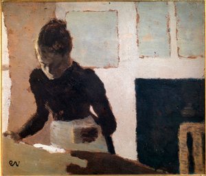 The 20th century ironer (olie på lærred) af Edouard Vuillard